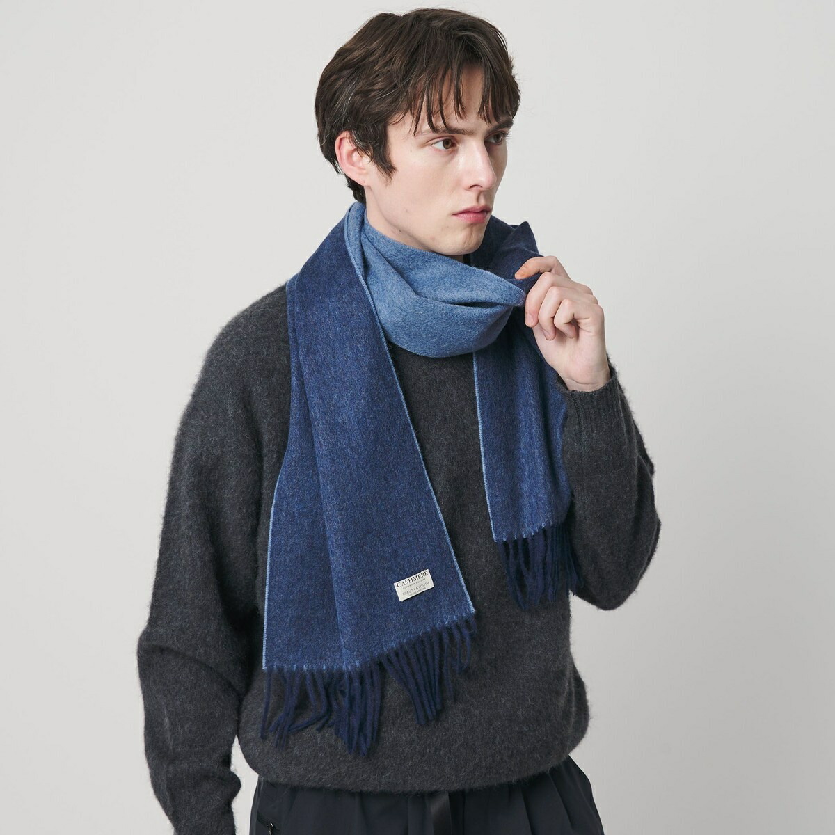 楽天市場】カシミヤ混チェックマフラー／ユニオンステーション（UNION