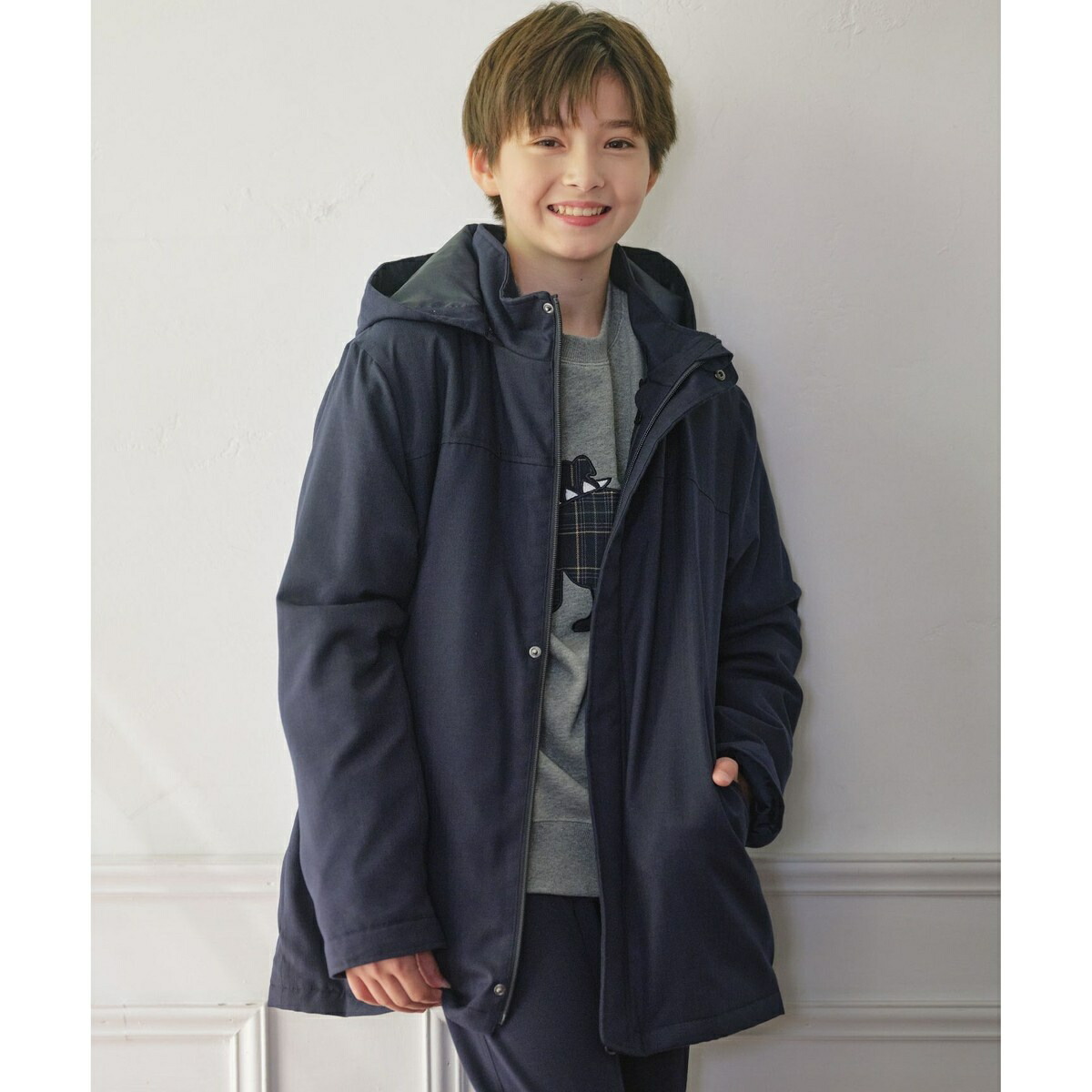 J.PRESS キルトライナー付き　3wayコート170 140-170糎】ラインドライブ付き添い人 3WAY厚地の外套／J押しつける