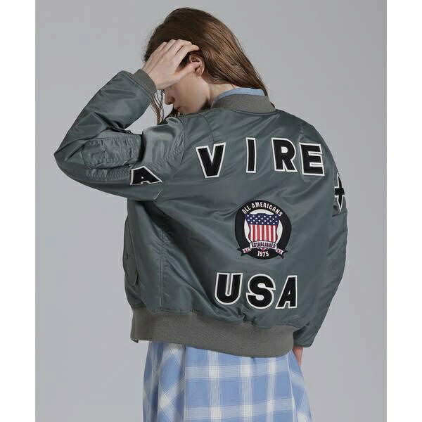 《WOMAN/50th Anniversary》MA-1 SIGNATURE BIG LOGO/MA/アヴィレックス(AVIREX)|丸井(マルイ)店