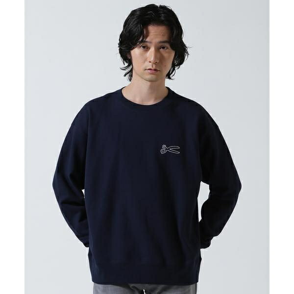 DENHAM／デンハム／CHAIN CREW SWEAT／ロイヤルフラッシュ（ROYAL FLASH）