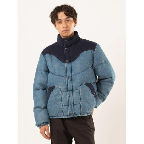 楽天市場】Levi's Western Super Puffer Jacket denim RDS down relax