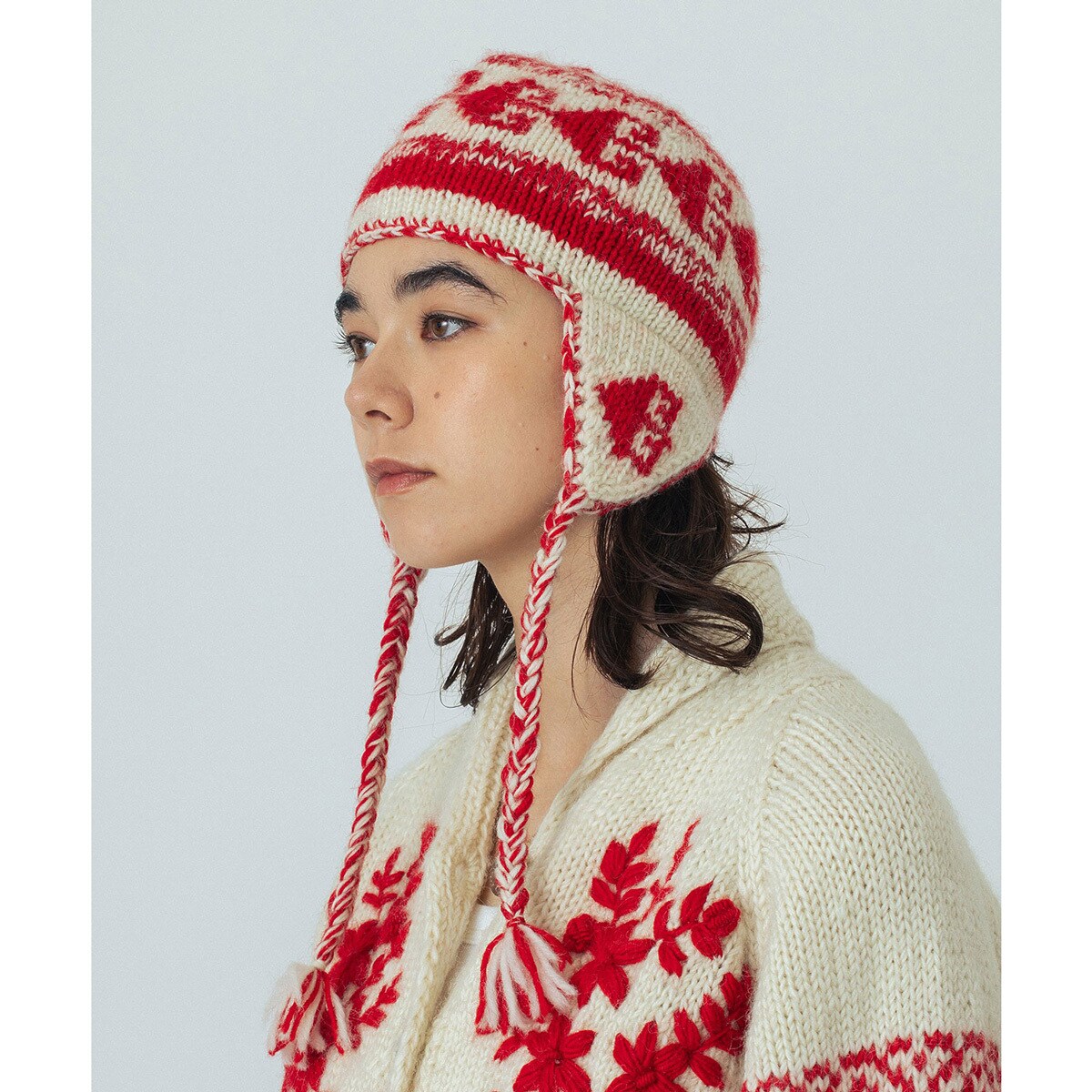 CREOLME/NEPAL KNIT CAP／ローズバッド（ROSE BUD）