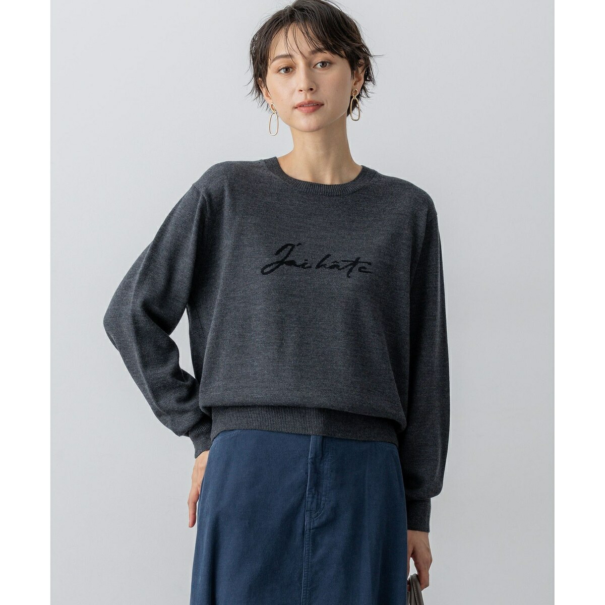 楽天市場】AMBERGLEAM Cotton V neck Sweater コットンVネックセーター