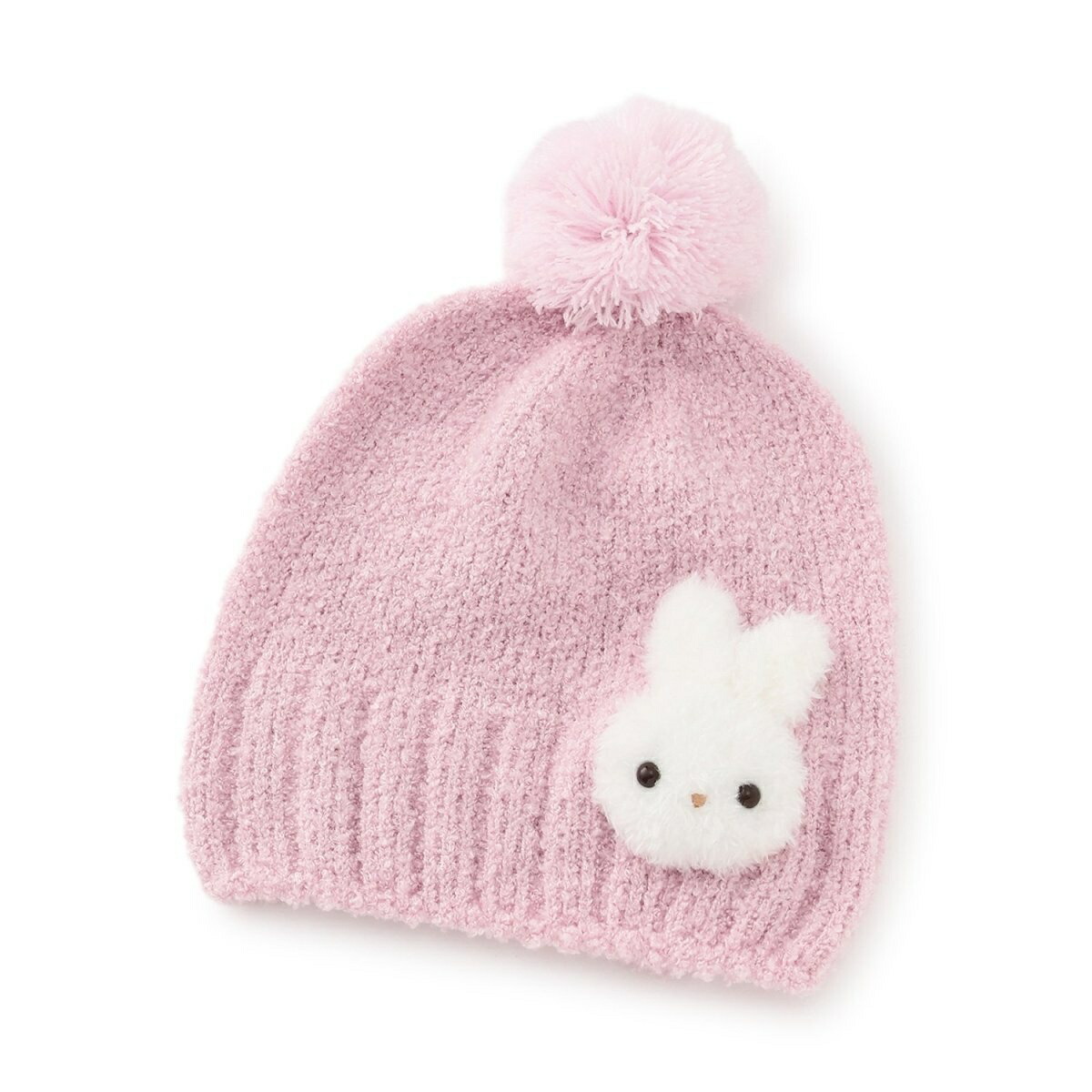 楽天市場】メゾピアノ(mezzo piano)ウサギ・クマフードニット帽