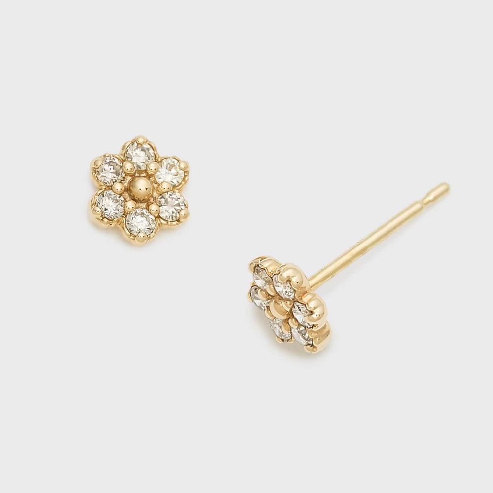 K10ダイヤモンドピアス／ノジェス（NOJESS）