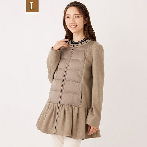 【L】タフタコンビテックメルトン コート／トゥービーシック（TO BE CHIC）