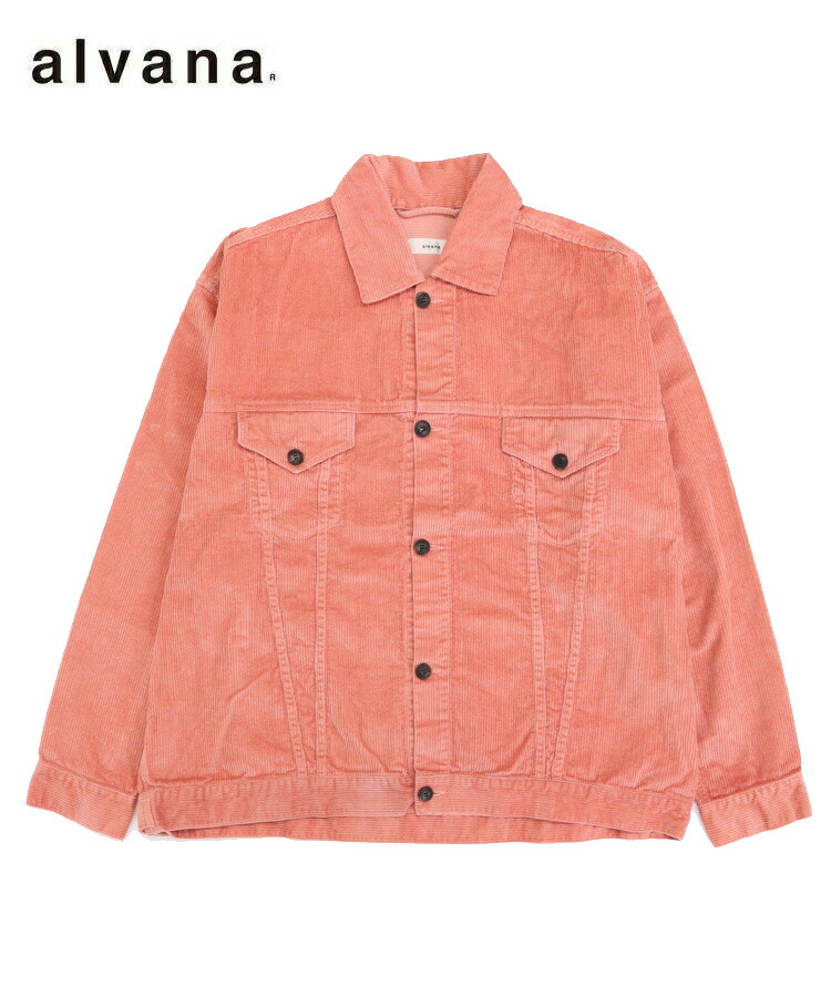 CORDUROY TRACKER JACKET / ピンク [ALV-90154]／スタイライズ（STYLISE）