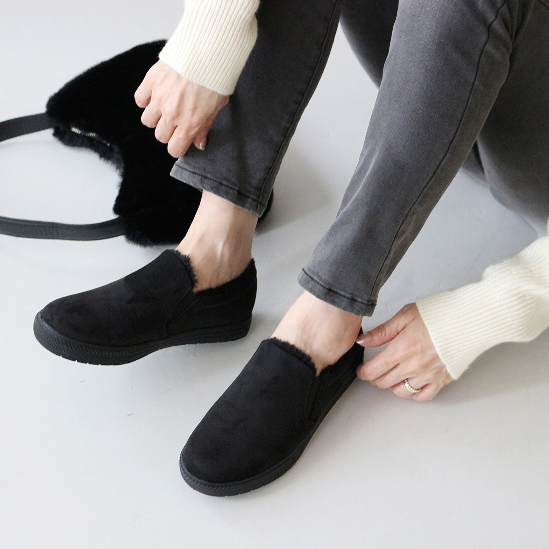 楽天市場】【25秋冬新作】メッシュスリッポン／フィン（Fin） : 丸井