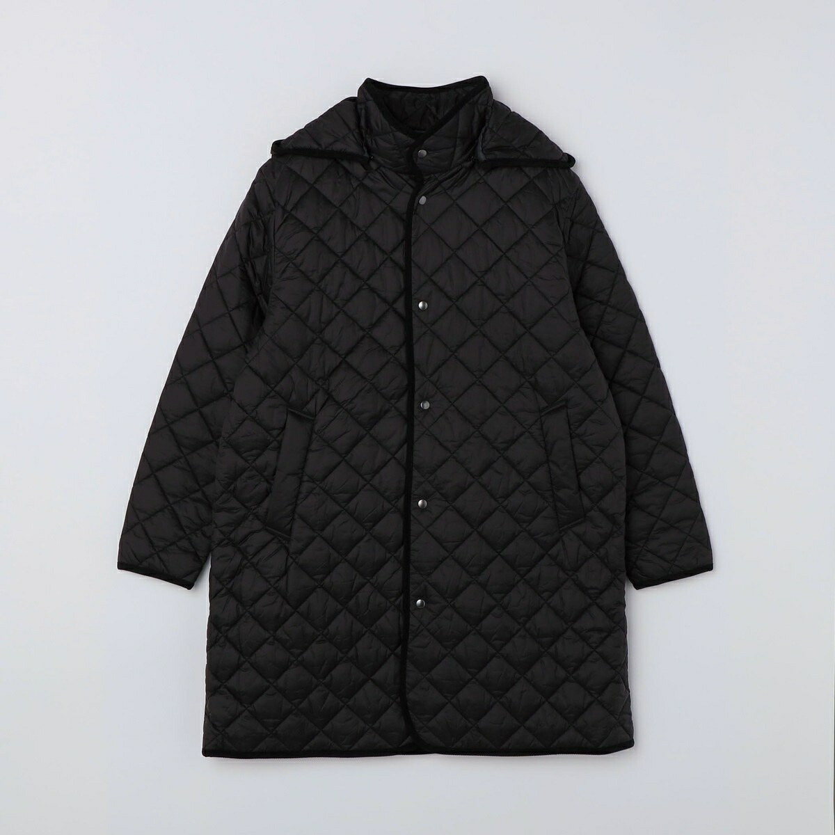 SHIPS Colors:〈撥水・室内用便器能力のある〉sorona(R) 中綿 キルティング ボンネット厚地の外套／シップス カラーズ（SHIPS Colors）
