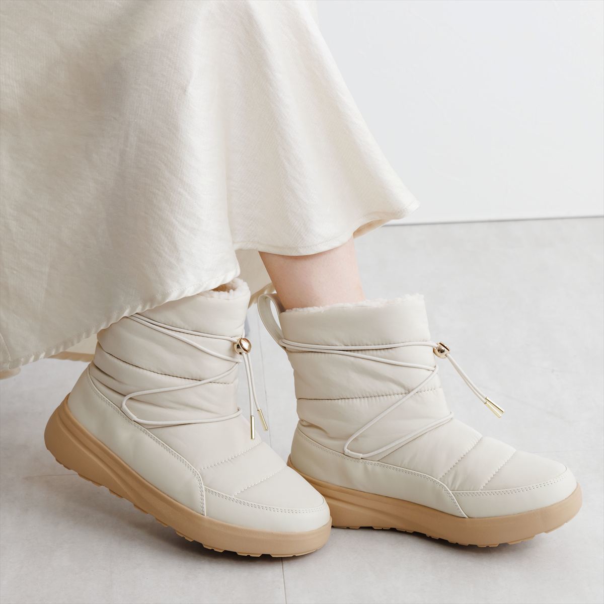 あたたか防寒ブーツ【撥水】【卑弥呼25AW】コードデザインスノーブーツ/657402／HIMIKO（HIMIKO） 靴-その他-レディース靴