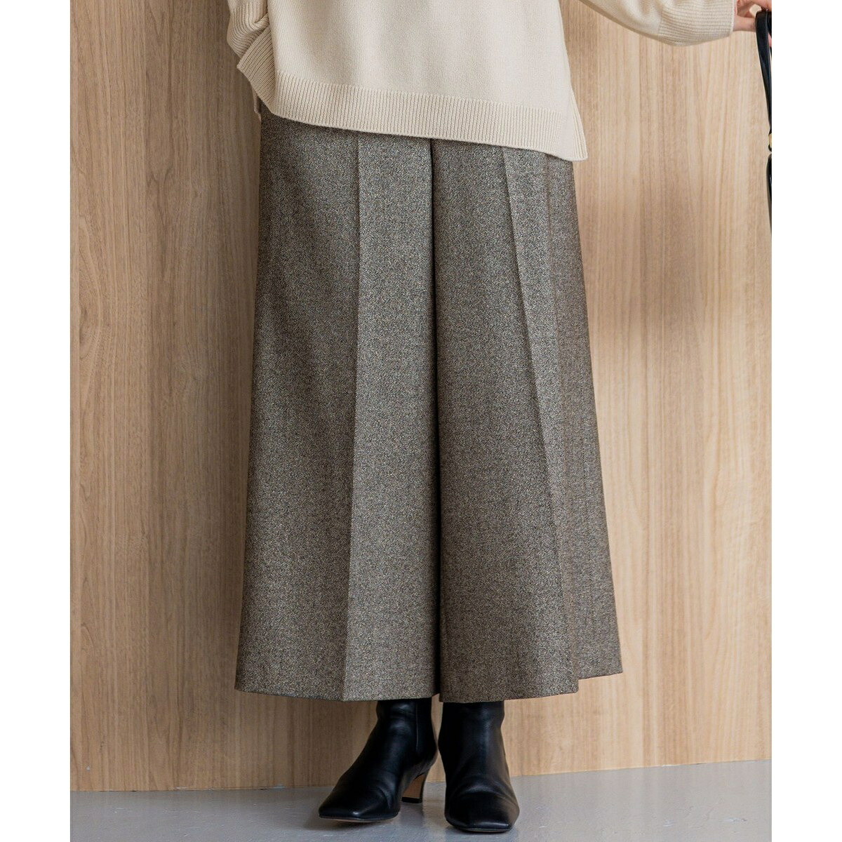 ラメミックスツイード クロップド パンツ／23区（23KU） 15,303円