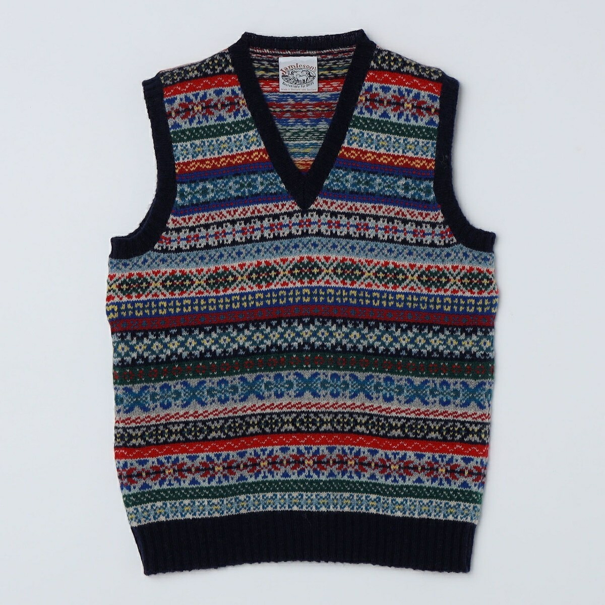 Jamieson’s × BEAMS PLUS 別注 Vee Neck Vest Jamieson's × BEAMS PLUS 別注 Vee Neck Vest BEAMS PLUS（ビームス