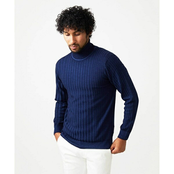 ガーメントダイリブ　タートルネックニット／ミッシェルクランオム（MICHEL KLEIN HOMME）｜丸井（マルイ）店 17,325円