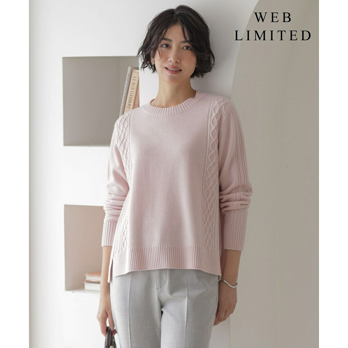 【WEB限定カラーあり】CAT クルーネック ニット／Ｊプレス（J.PRESS）｜丸井（マルイ）店 9,841円