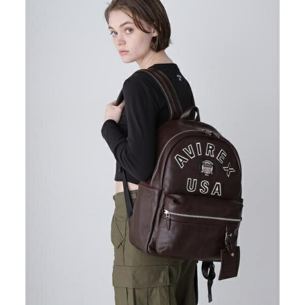 VARSITY LEATHER DAYPACK ／ AVX5628／アヴィレックス（AVIREX）