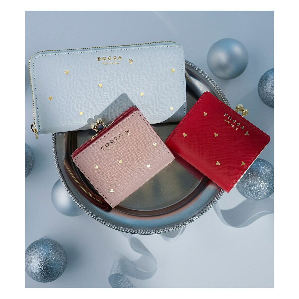 LUCKY SHOWER BIIFOLOD WALLET 二つ折り財布／トッカ（TOCCA）