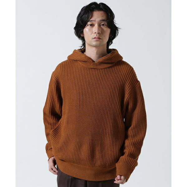 Toironier／トワロニエ／Zip Waffle Knit Hoodie／ガーデン（GARDEN） 14,214円