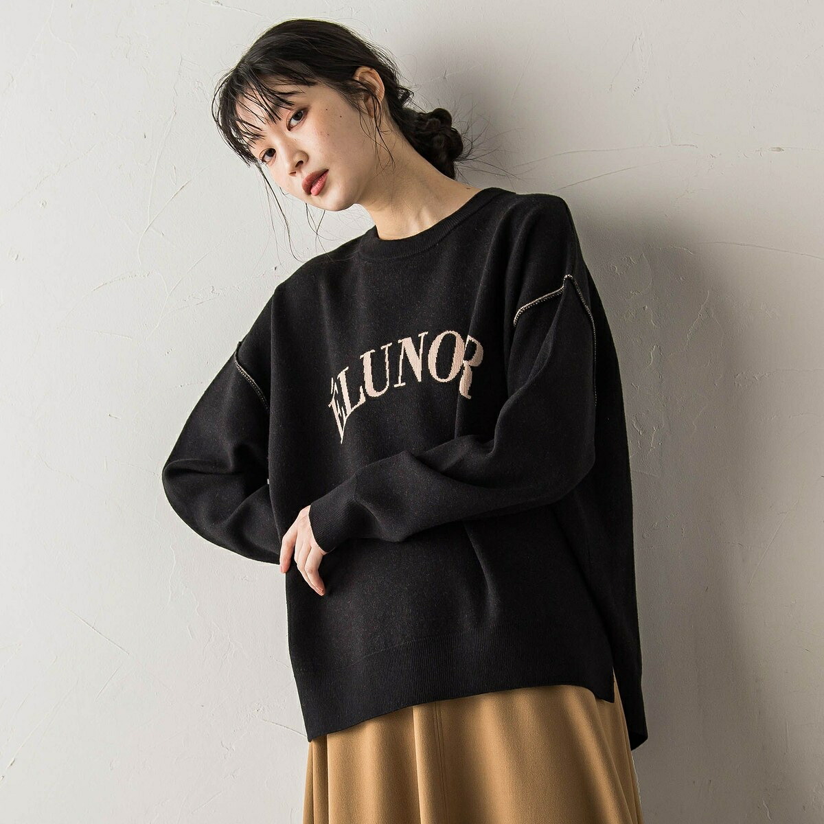 【新色追加】ロゴスウェットニット≪手洗い可能≫／ドロワットロートレアモン（Droite lautreamont）｜丸井（マルイ）店 8,408円