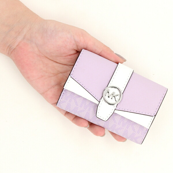 GREENWICH SM FLAP KEY CASE ウォレット／マイケル・コース（Michael Kors）