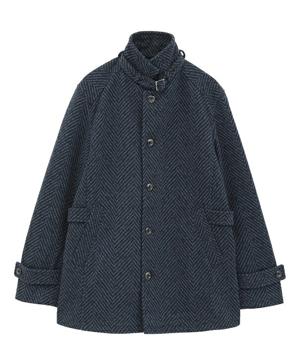 スタンドカラーウールヘリンボーンブルゾン／メンズビギ（MEN'S BIGI） 19,536円
