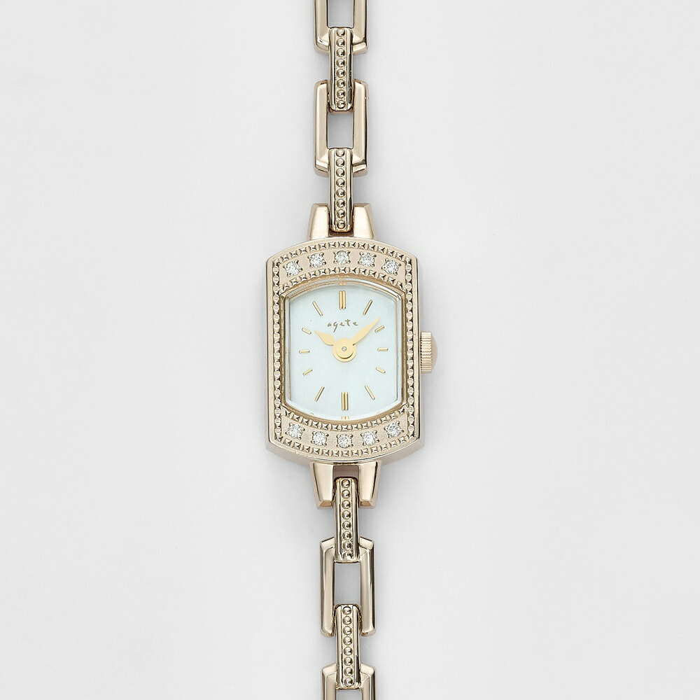 ageteアガット 腕時計 21周年限定 楽天市場】ageteアガット 21周年限定 K10/SV/SS ダイヤモンド0.26ct