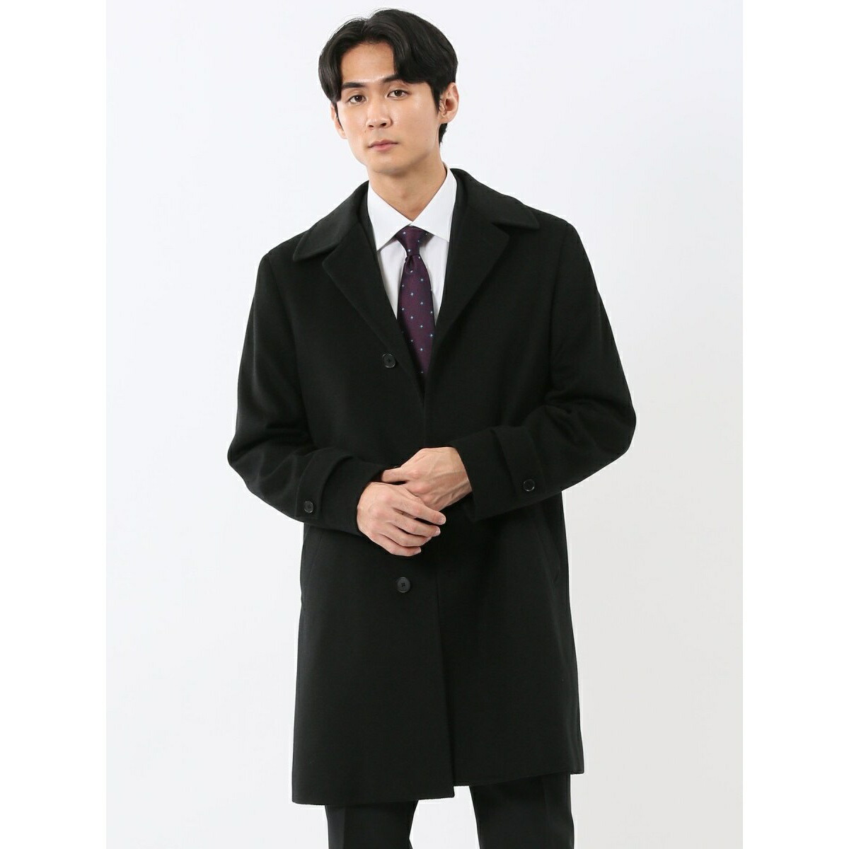 定価52,800円 未使用 suitist ステンカラーコート タカキュー 楽天市場】スーティスト ウール混 ステンカラーコート シロクロ