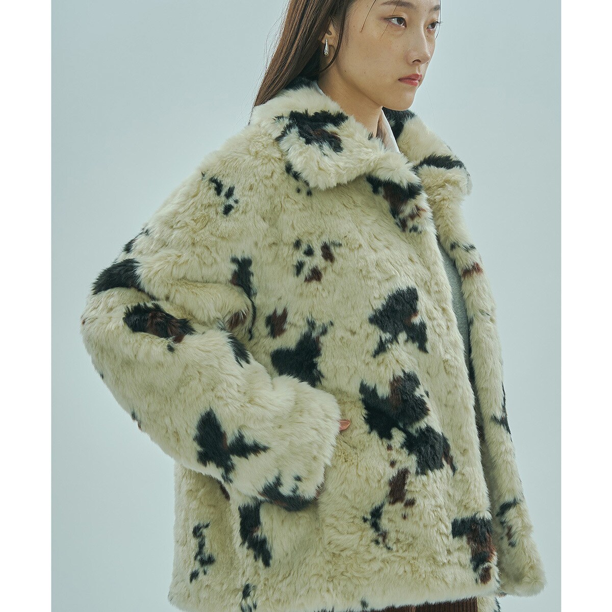 FAUX FUR COAT／ローズバッド（ROSE BUD）