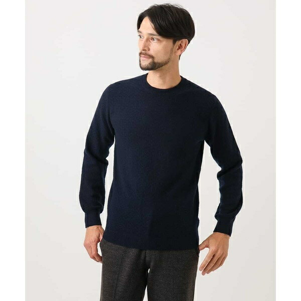 カシミヤクルーネックニット／ミッシェルクランオム（MICHEL KLEIN HOMME）