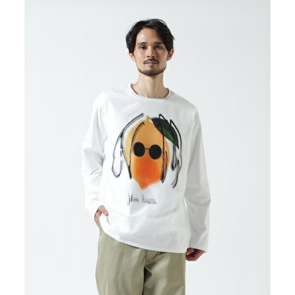 maxsix(マックスシックス）JOHN LEMON ３D L／S TEE／ビーセカンド（B'2nd）