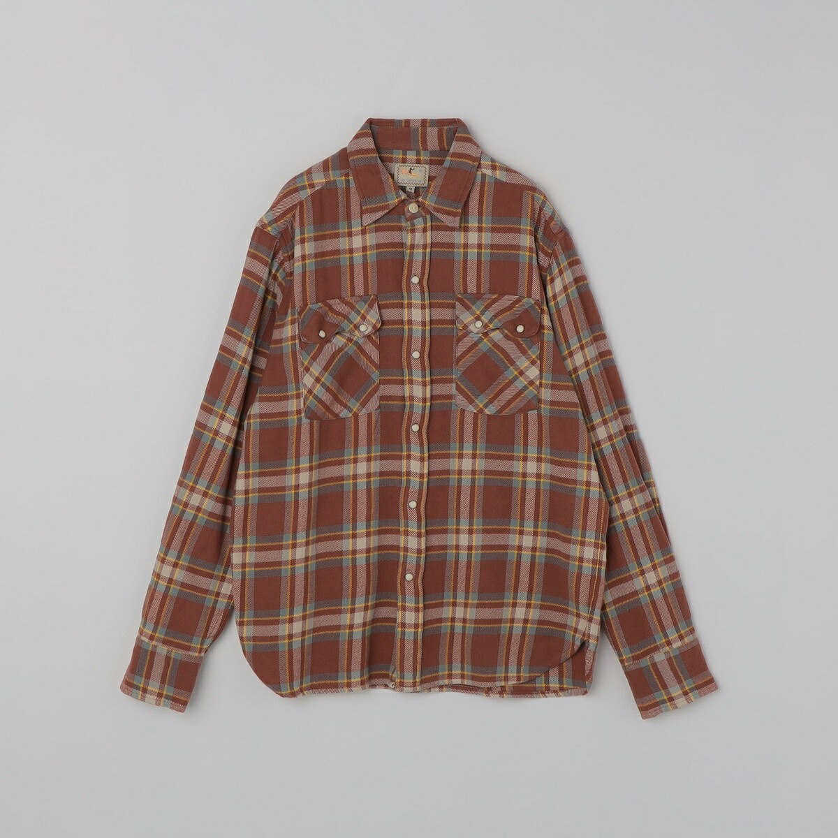 WYTHE NEW YORK: FLANNEL PEARLSNAP SHIRT／シップス（SHIPS）