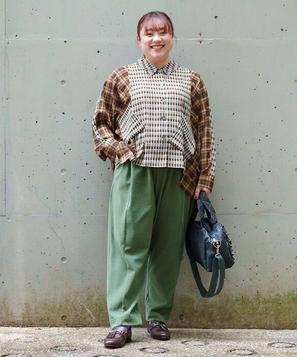 【途轍も無い大いさ】エアリーウォームテーパー／アズノゥアズオオラカ（AS KNOW AS olaca） ボトムス-パンツ-レディースファッション