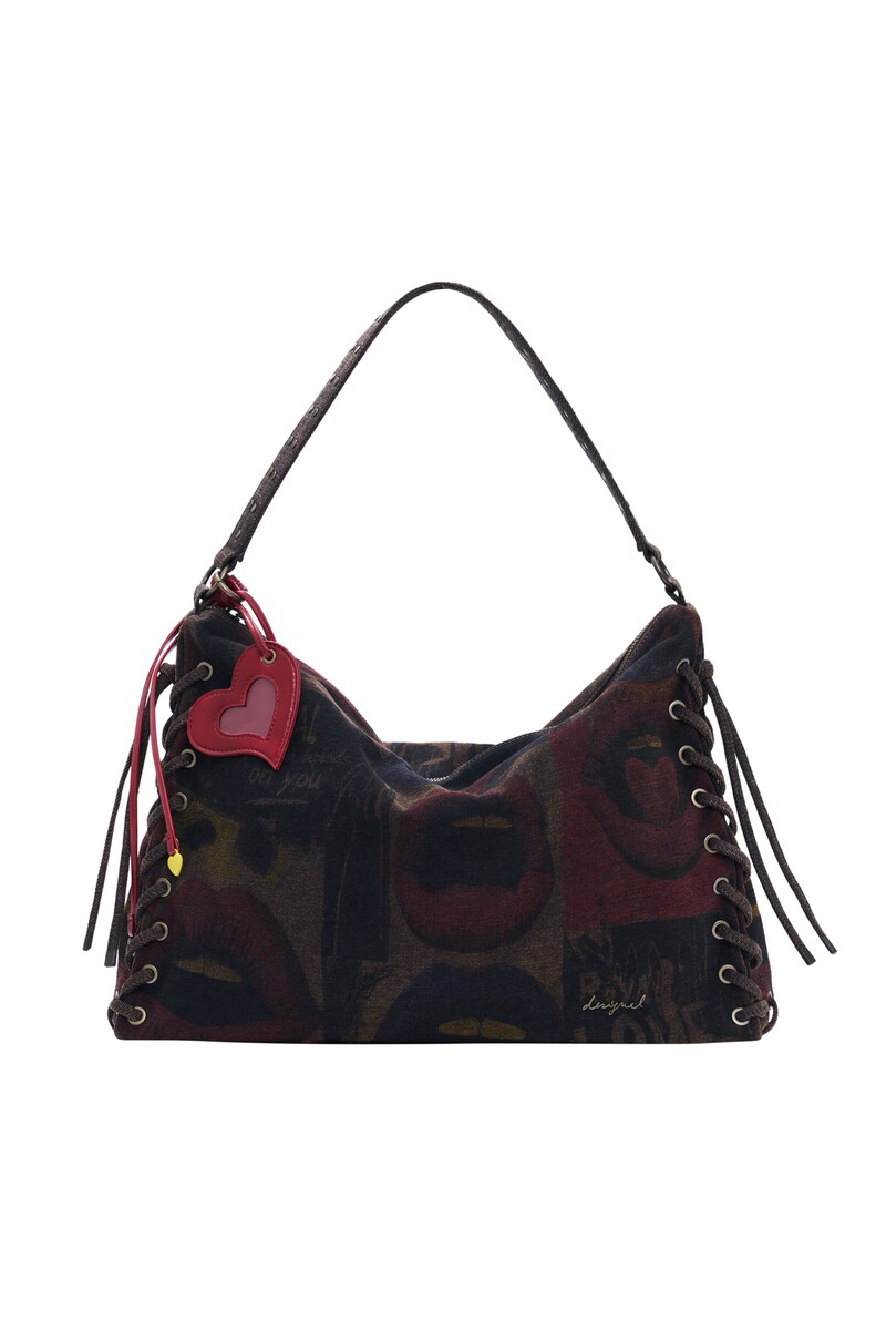 大きなグラフィティ リップ柄 ショルダーバッグ 2026SS／デシグアル（Desigual）｜丸井（マルイ）店