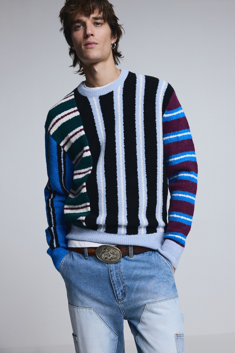【4サイズ展開】マルチストライプセーター 2026SS/デシグアル(Desigual)|丸井(マルイ)店