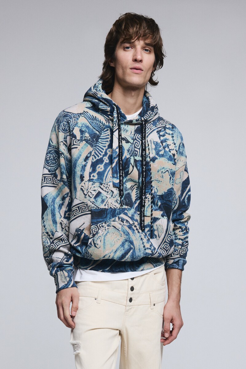 【4サイズ展開】モザイク柄のスウェット 2026SS 新作／デシグアル（Desigual）