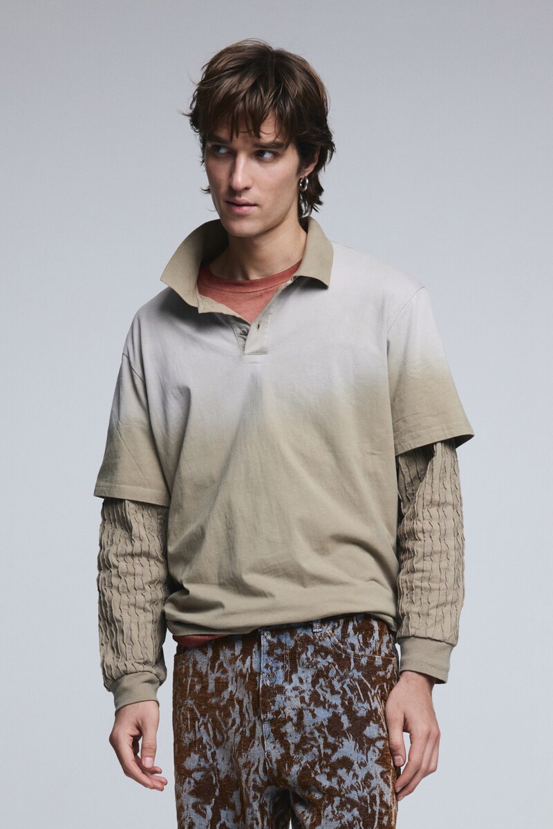 【4サイズ展開】長袖ダブルスリーブポロシャツ 2026SS 新作／デシグアル（Desigual）