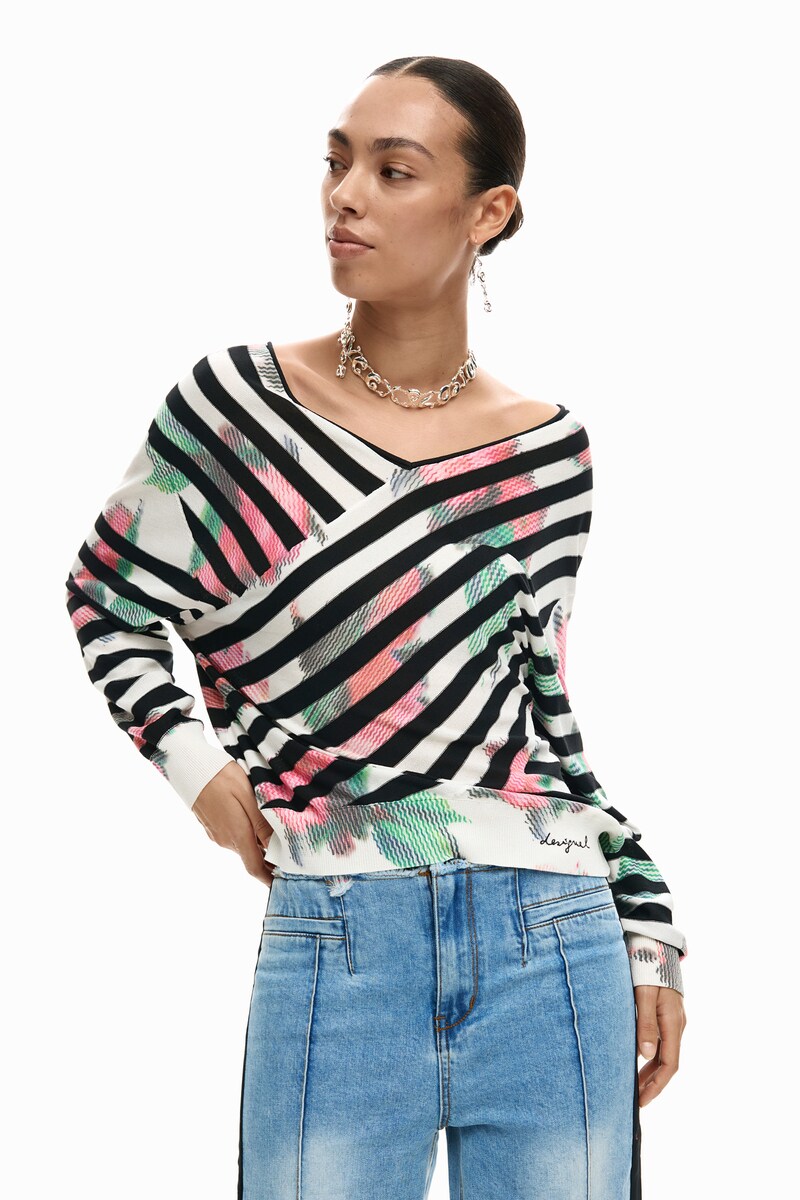 【5サイズ展開】クロスファインセーター 2026SS／デシグアル（Desigual） 13,246円