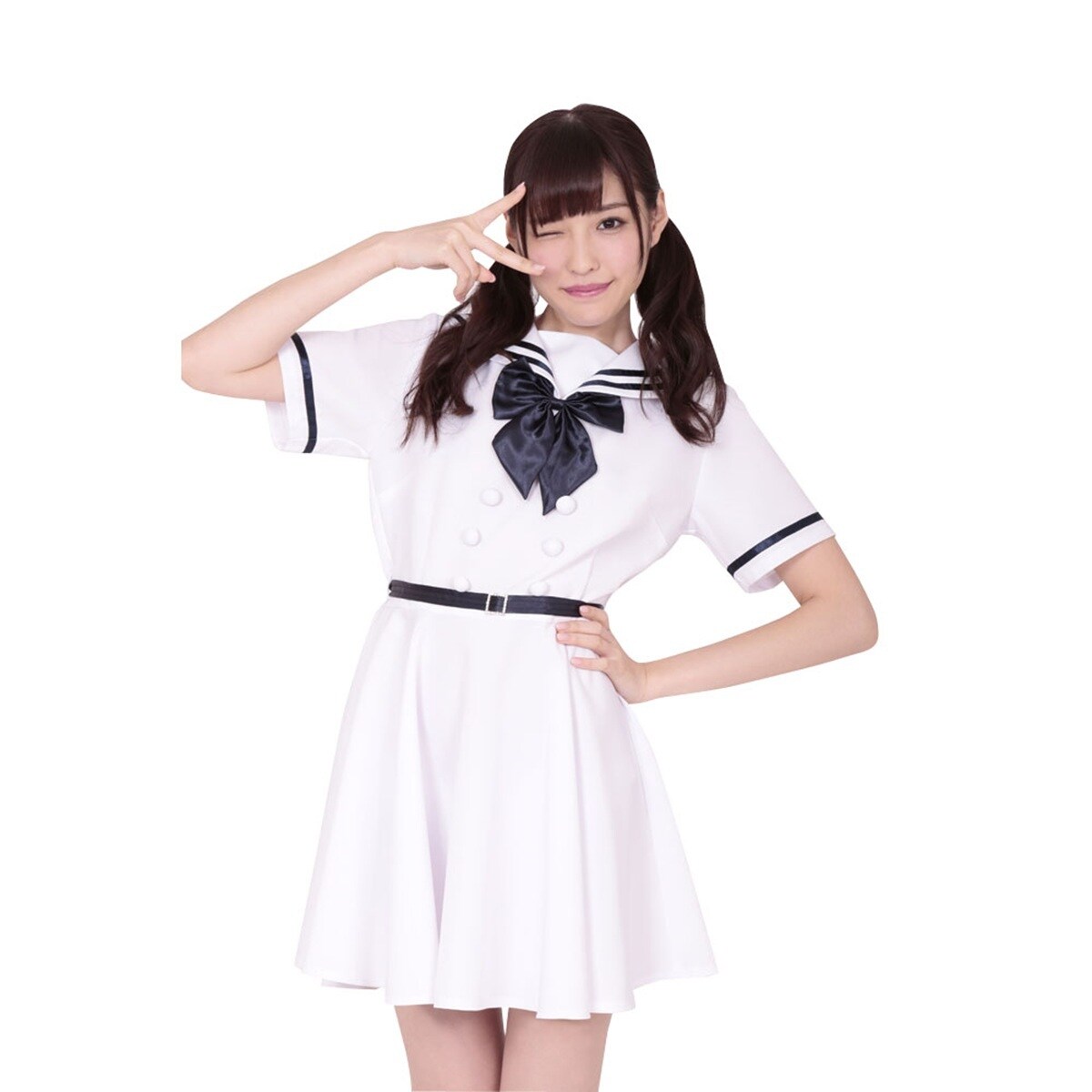 【 コスプレ 】 A＆T Collection 君の名は白 制服 セーラー服 ネイビー リボン M ／A＆TCollection（A＆TCollection）