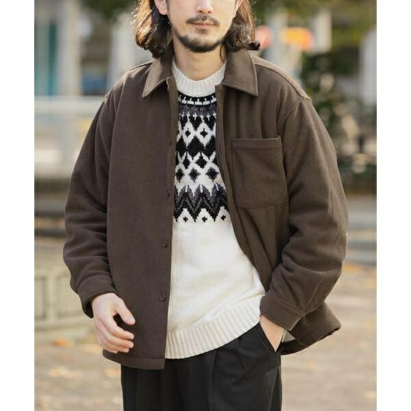 裏フリースボンディングコーデュロイジャケット／アイテムズ アーバンリサーチ（ITEMS URBAN RESEARCH）