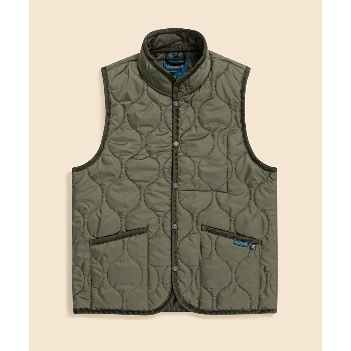 Brooks Brothers×LAVENHAM  ミックフィールド キルティングベスト Made ／ブルックスブラザーズ（Brooks Brothers）