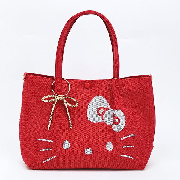 サンリオ ハローキティ トートバッグ レッド Sanrio／パーフェクト・ワールド・トーキョー（Perfect World Tokyo）