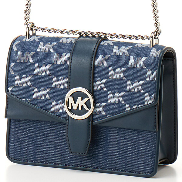 GREENWICH フラップ クロスボディ スモール - MKシグネチャー／マイケル・コース（Michael Kors）