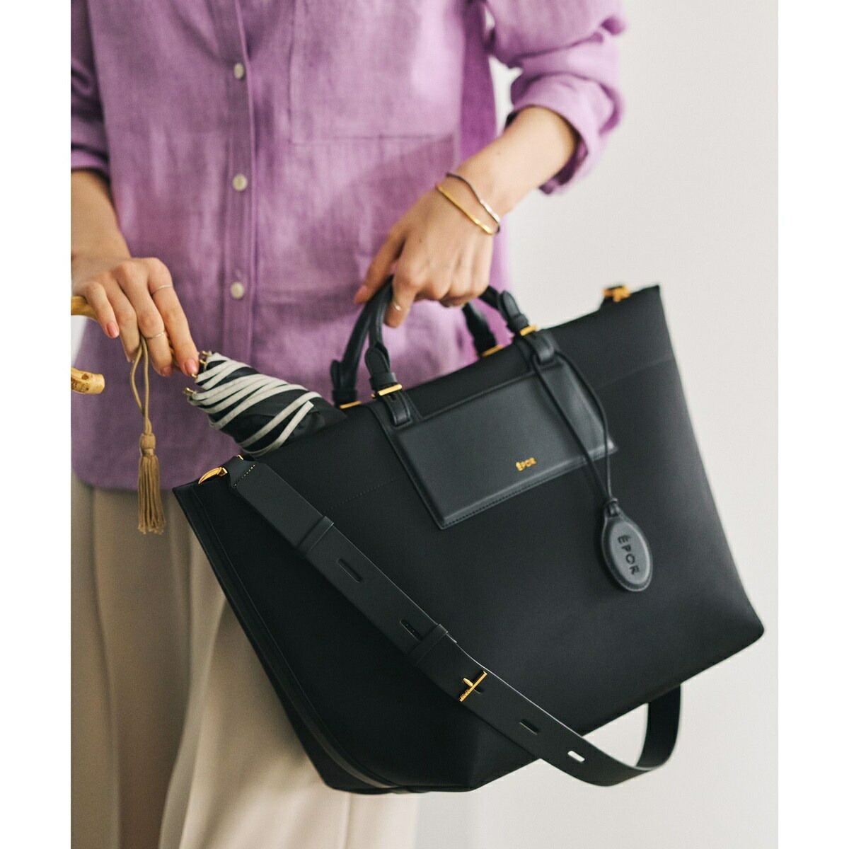 【E'POR】BOAT BAG Large/A4対応・撥水・軽量・26SS新色／ロペ（ROPE'）