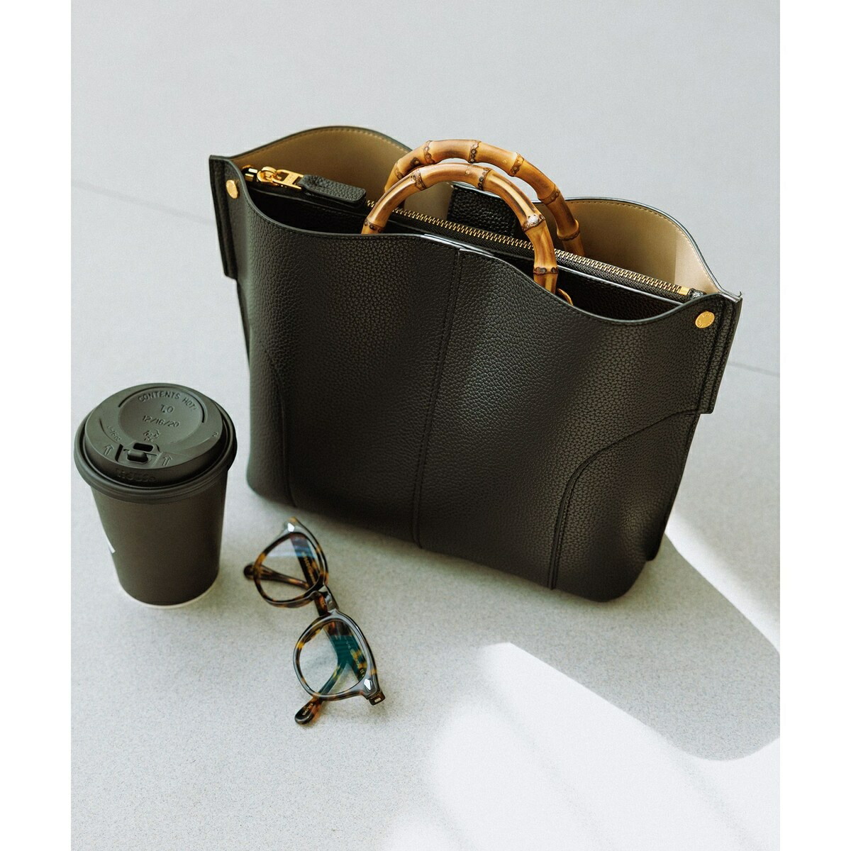 【E'POR】BAMBOO BAG Medium/軽量・通勤・26SS新色/ロペ(ROPE')|丸井(マルイ)店