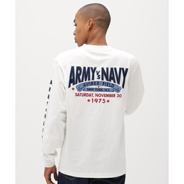 ARMY VS NAVY GAME DAY L／S T-SHIRT／アヴィレックス（AVIREX）