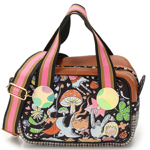 【tsumori chisato CARRY】 マルチチェック 2way ミニボストン ハンドバッグ/ツモリチサト キャリー(tsumori chisato CARRY)|丸井(マルイ)店