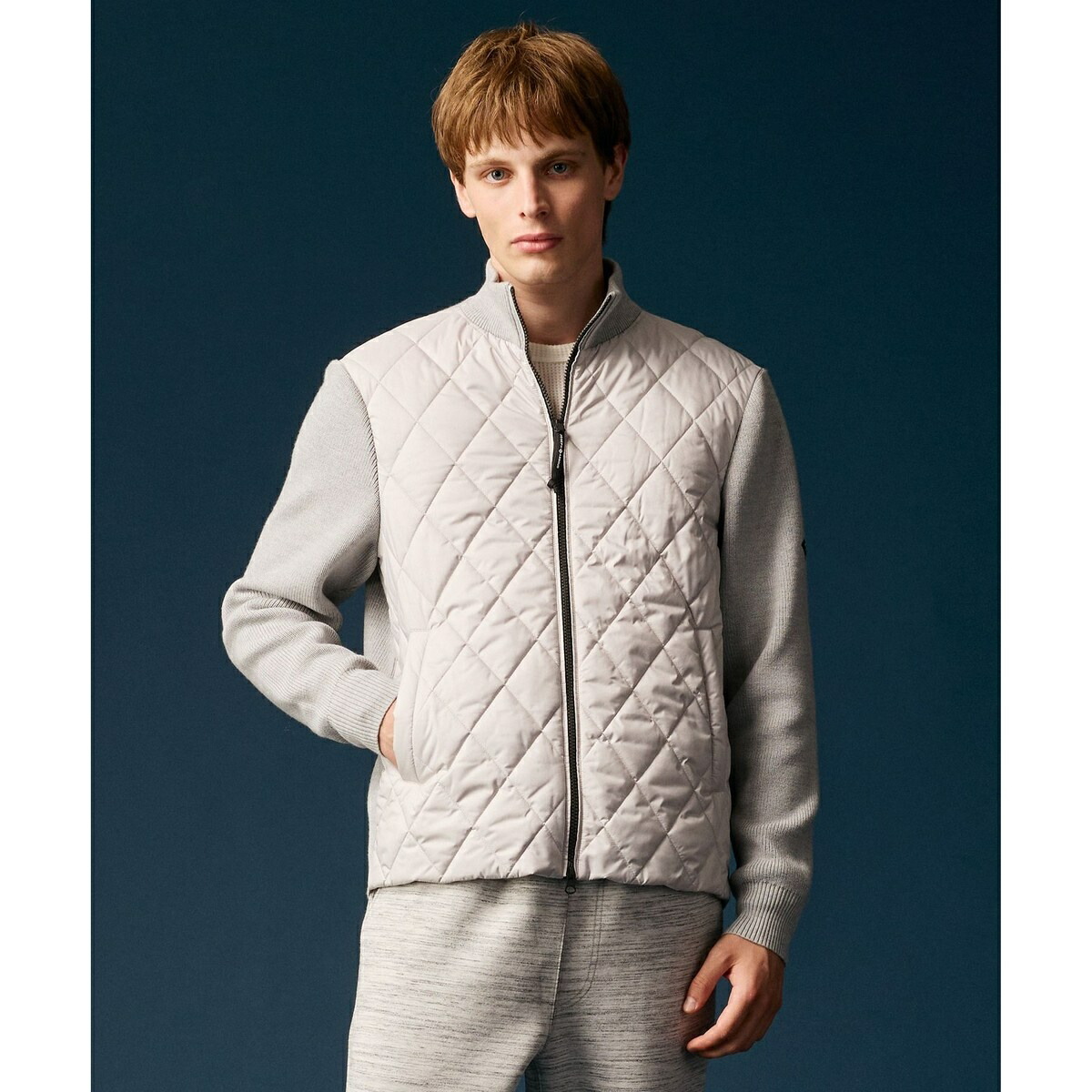 【軽量/防風性】中綿キルトコンビ ニット／ジョセフアブード（JOSEPH ABBOUD） 22,275円