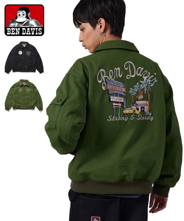 COTTON DUCK SOUVENIR JACKET / 2カラー [25780003]／ベンデイビス（BEN DAVIS）