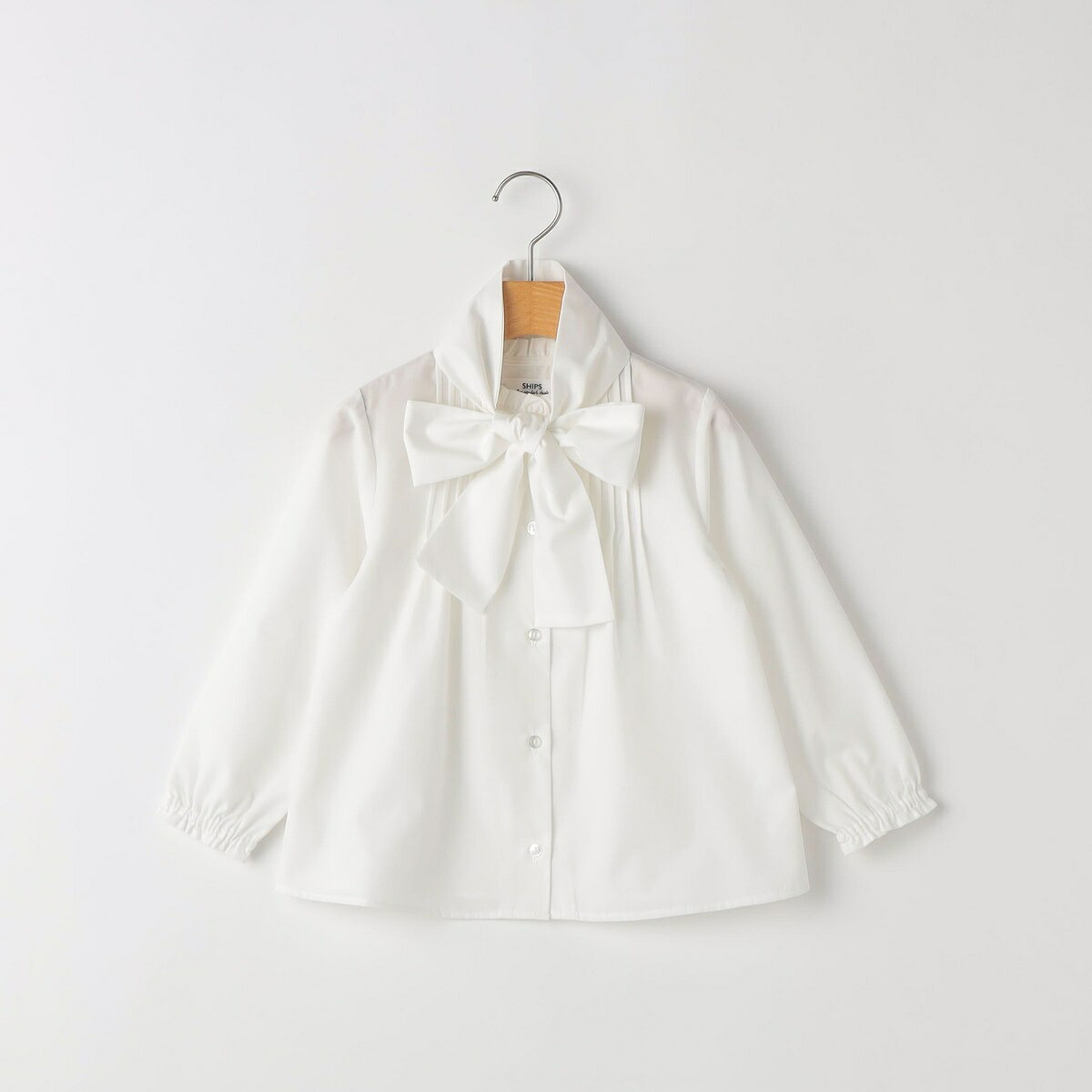 SHIPS KIDS:110～130cm / セレモニー ボウタイ リボン ブラウス／シップス（SHIPS）