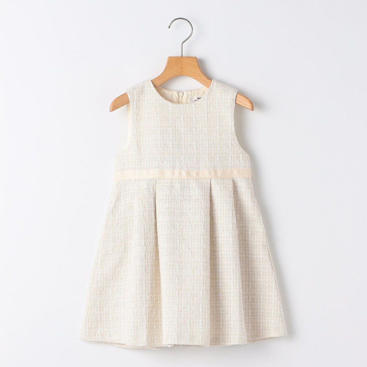 SHIPS KIDS:110～130cm /セレモニー ラメ ツイード ジャンパースカート／シップス（SHIPS）