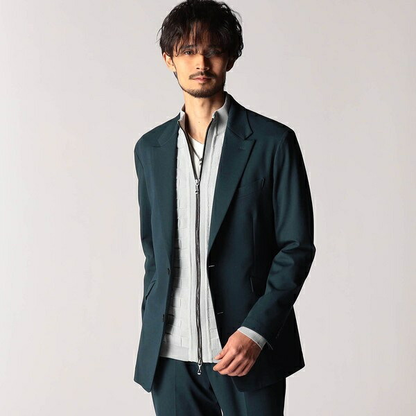 スムースジャージ２Ｂジャケット／ニコルクラブフォーメン（NICOLE CLUB FOR MEN）